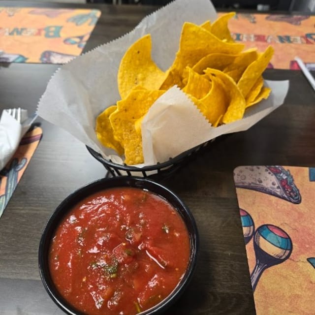 Side Chips w/Salsa.