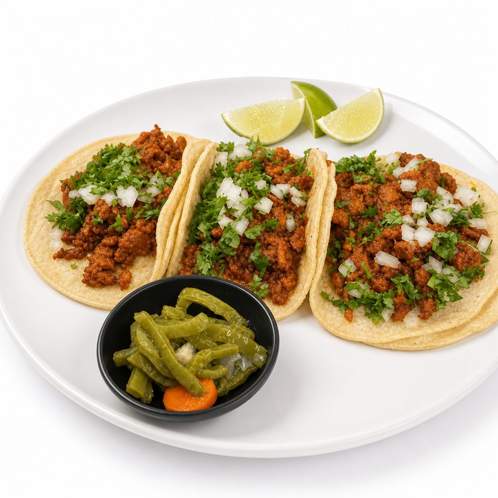 Chorizo Tacos.